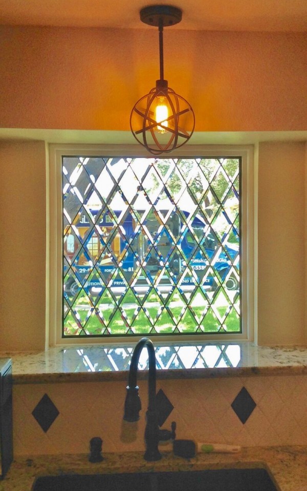 kitchen stained glass window