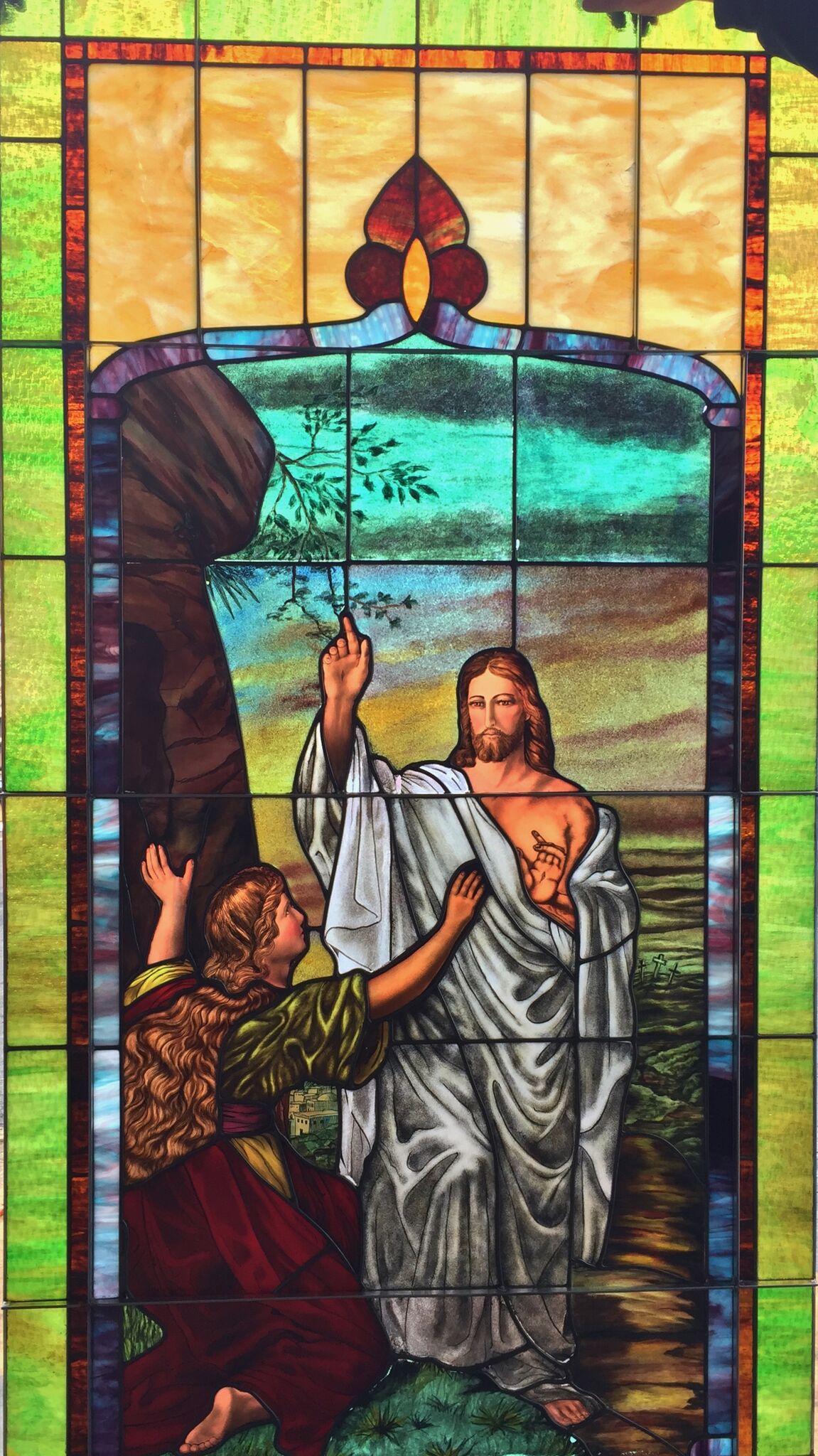 stained glass renovation houston