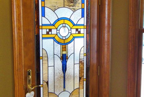 stained glass houston home remodel