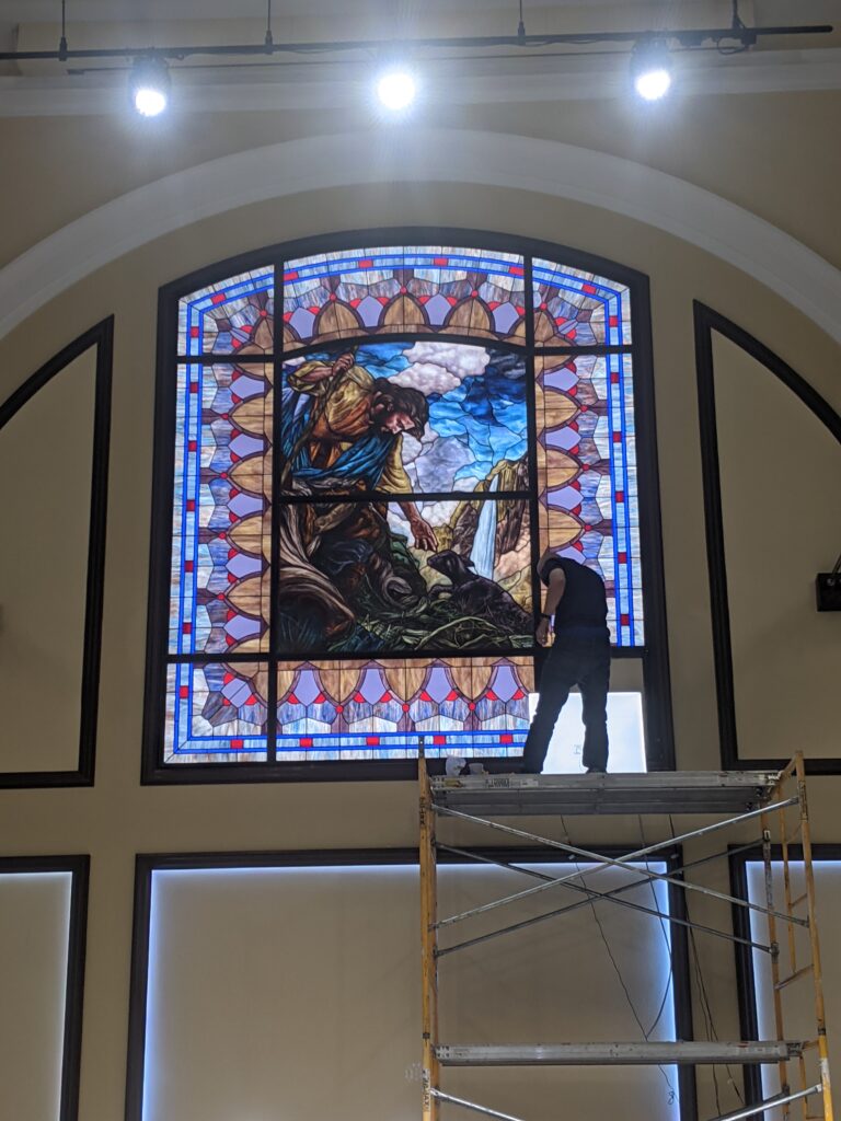 stained glass installation houston